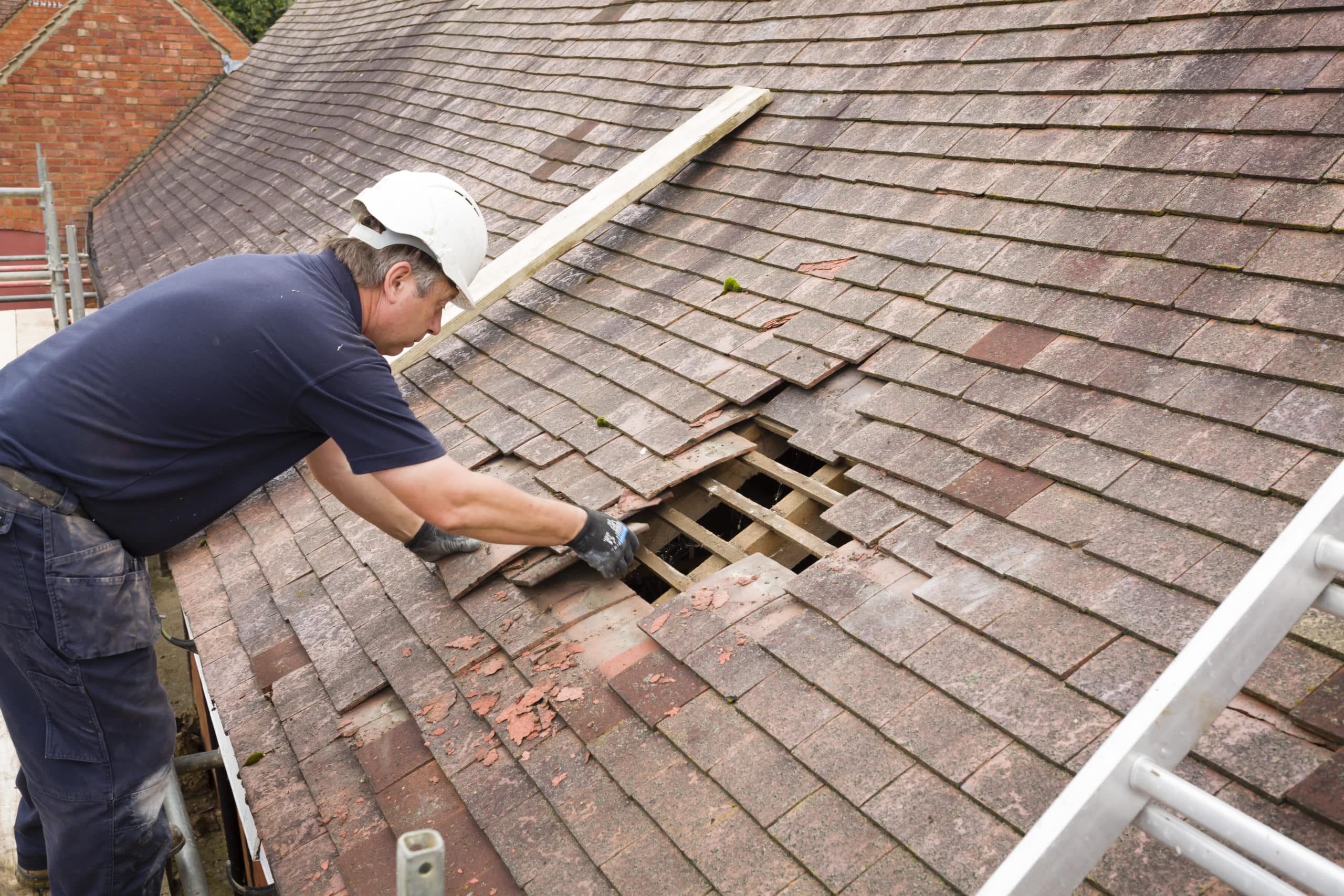 Roofing work